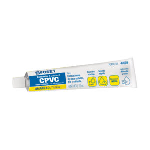 CEMENTO CPVC BAJA PRESION AMARILLO 50ML FOSET 49565