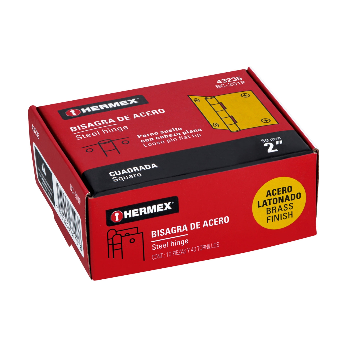 BISAGRA DE ACERO 2 HERMEX 43235 - Imagen 4