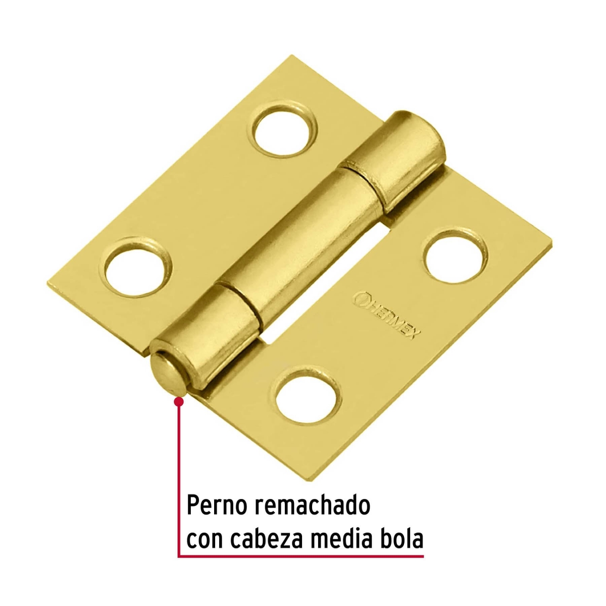 BISAGRA DE ACERO 1X7/8 HERMEX 43192 - Imagen 3