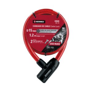 CANDADO DE CABLE HERMEX 43920