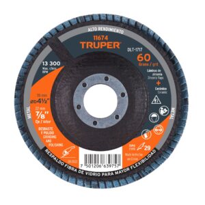 DISCO LAMINADO G60 4 1/2 X 7/8 TRUPER 11674