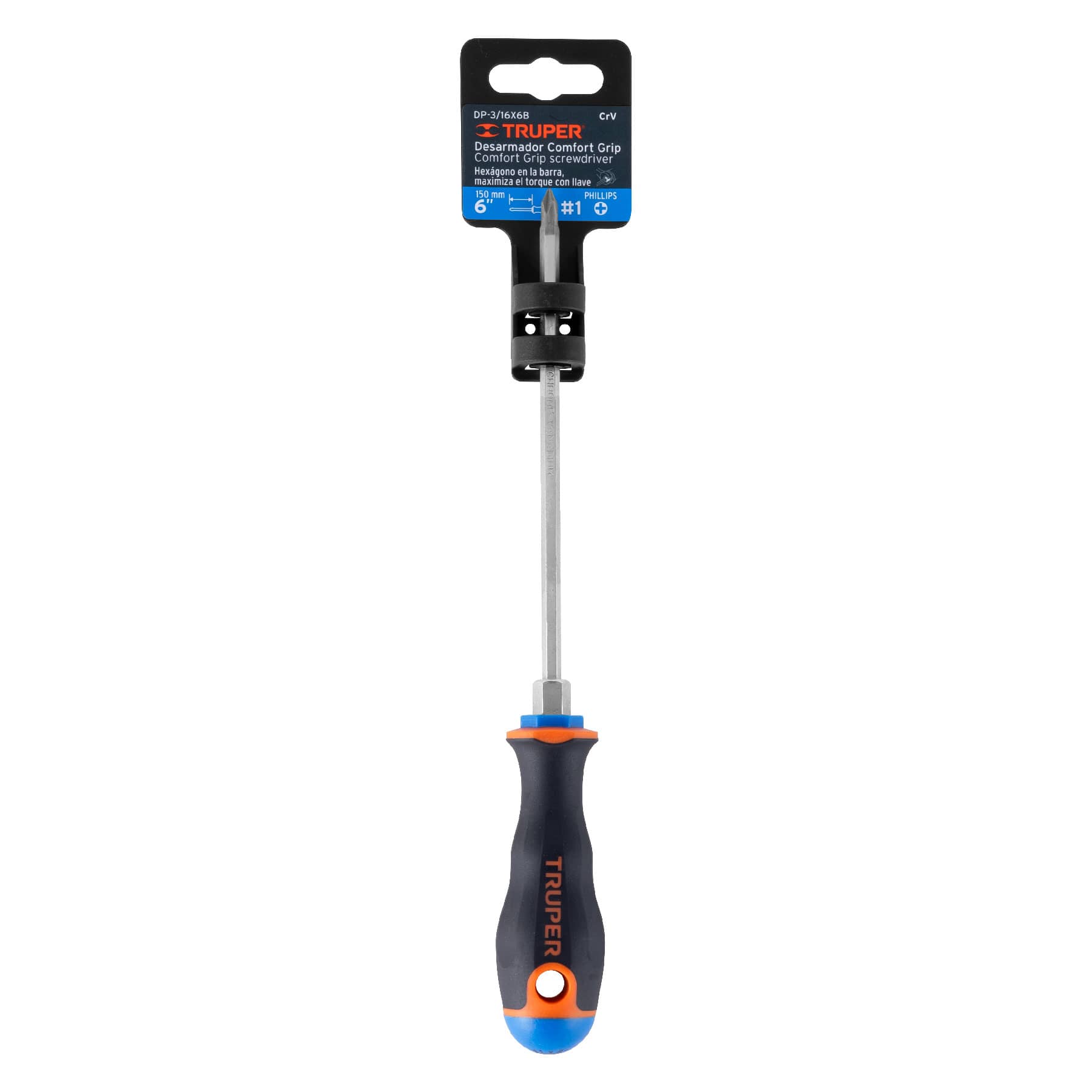 DESARMADOR CRUZ 6" PH #1 TRUPER 14067