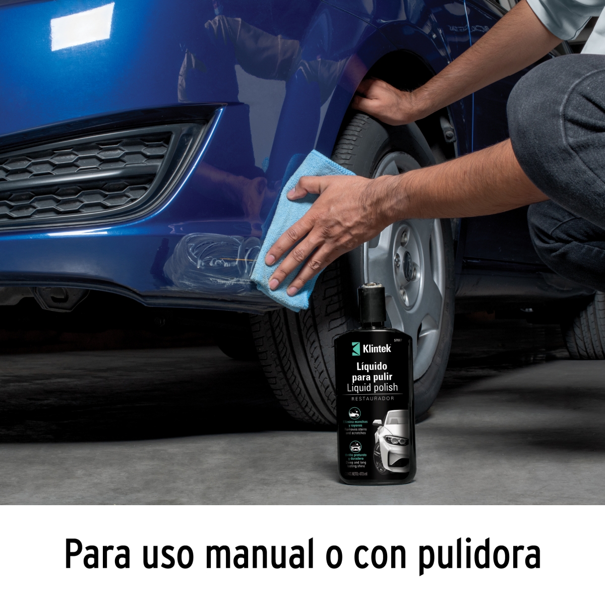 Cera líquida de silicón para auto, 473 ml, Klintek - Imagen 2