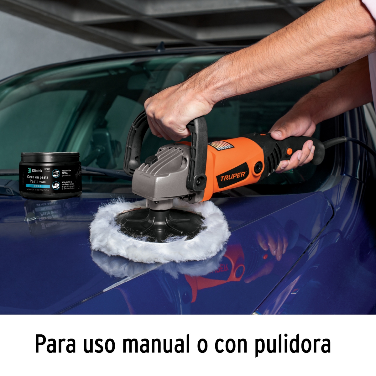 Cera en pasta PTFE para auto, 500 g, Klintek - Imagen 2