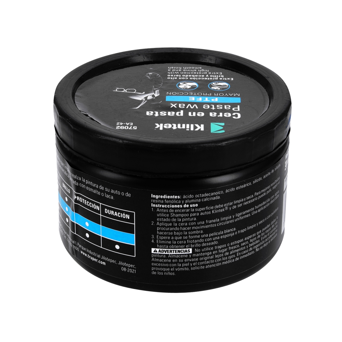 Cera en pasta PTFE para auto, 500 g, Klintek - Imagen 3