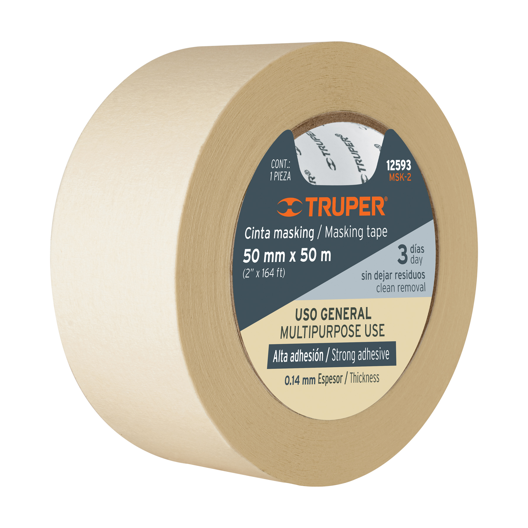 CINTA MASKING 2" TRUPER 12593