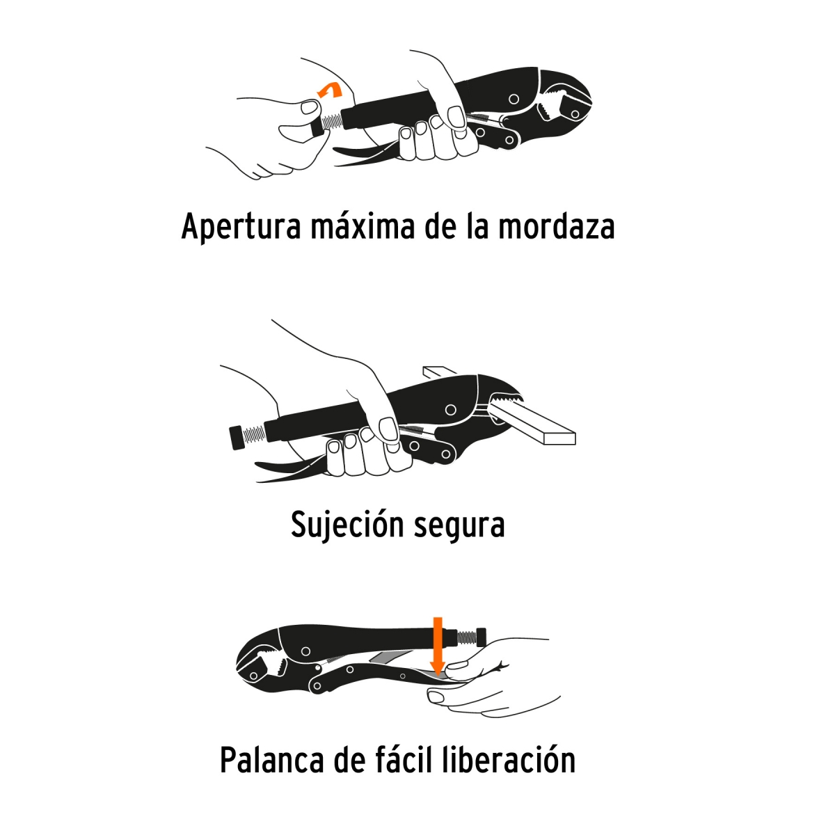 PINZA DE PRESION 7 TRUPER 17421 - Imagen 5