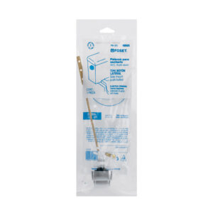 PALANCA WC CROMADA LATERAL TIPO BOTON FOSET 49505