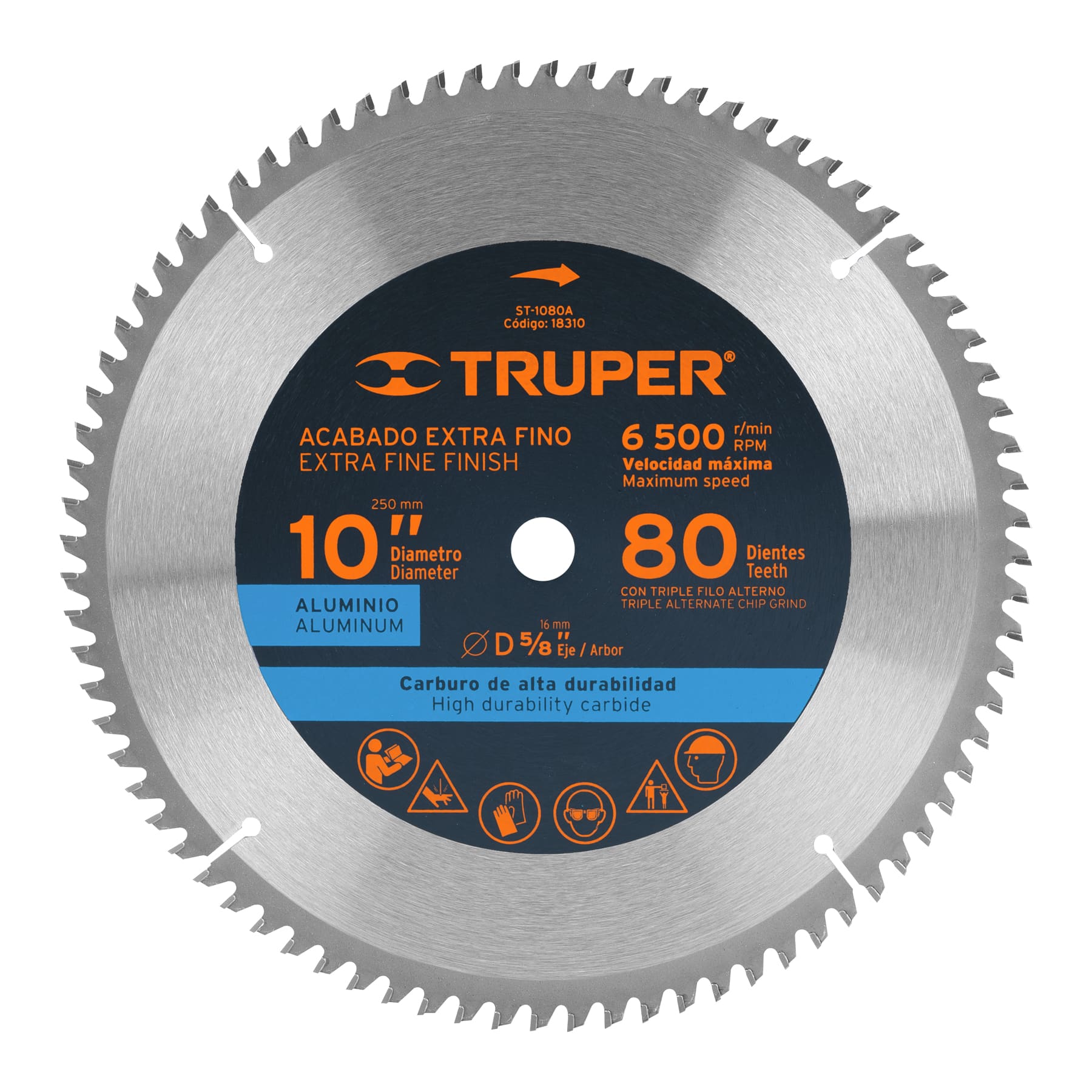SIERRA CIRCULAR MADERA 10" (80 D) TRUPER 18310 - Imagen 2