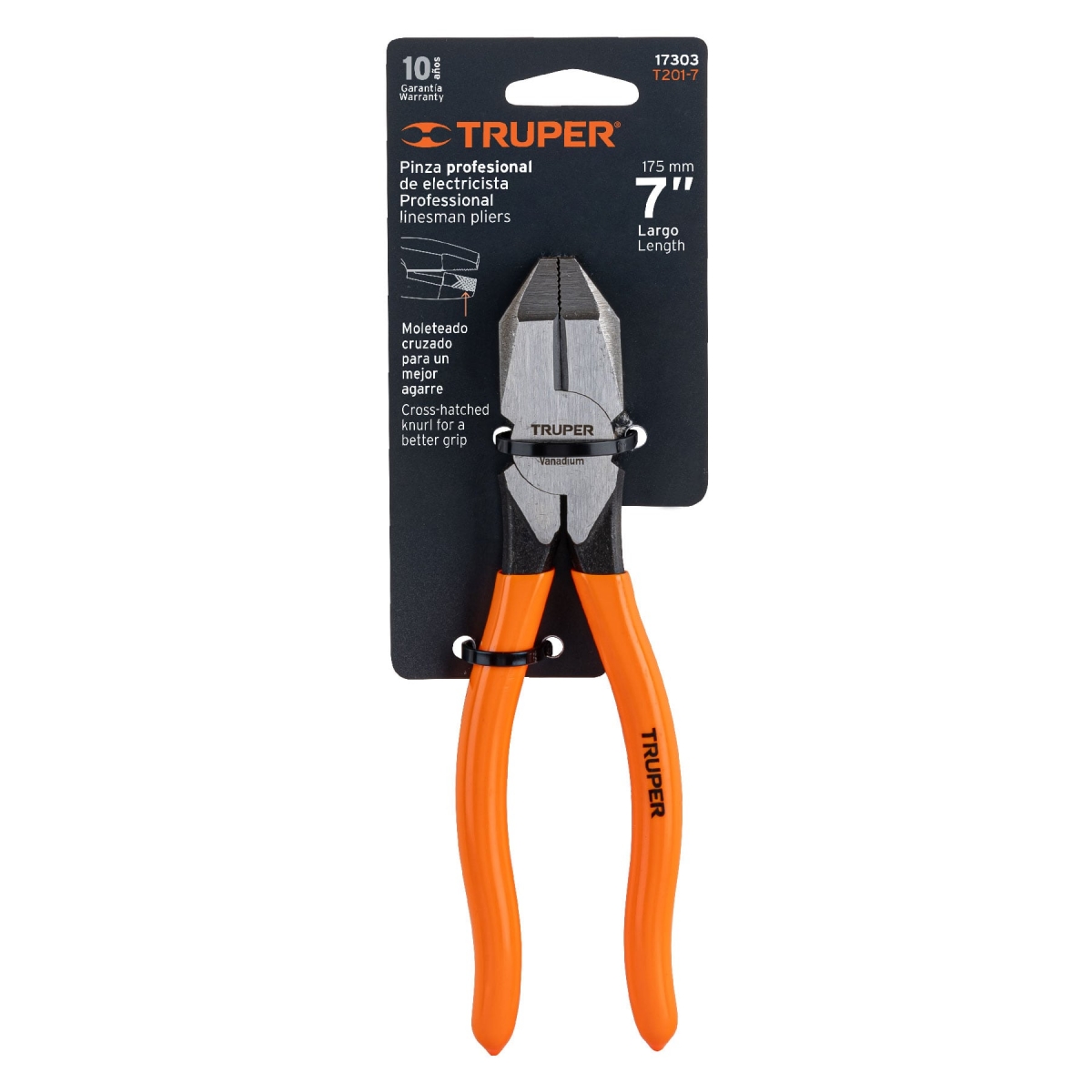 PINZA PROFESIONAL 7 TRUPER 17303