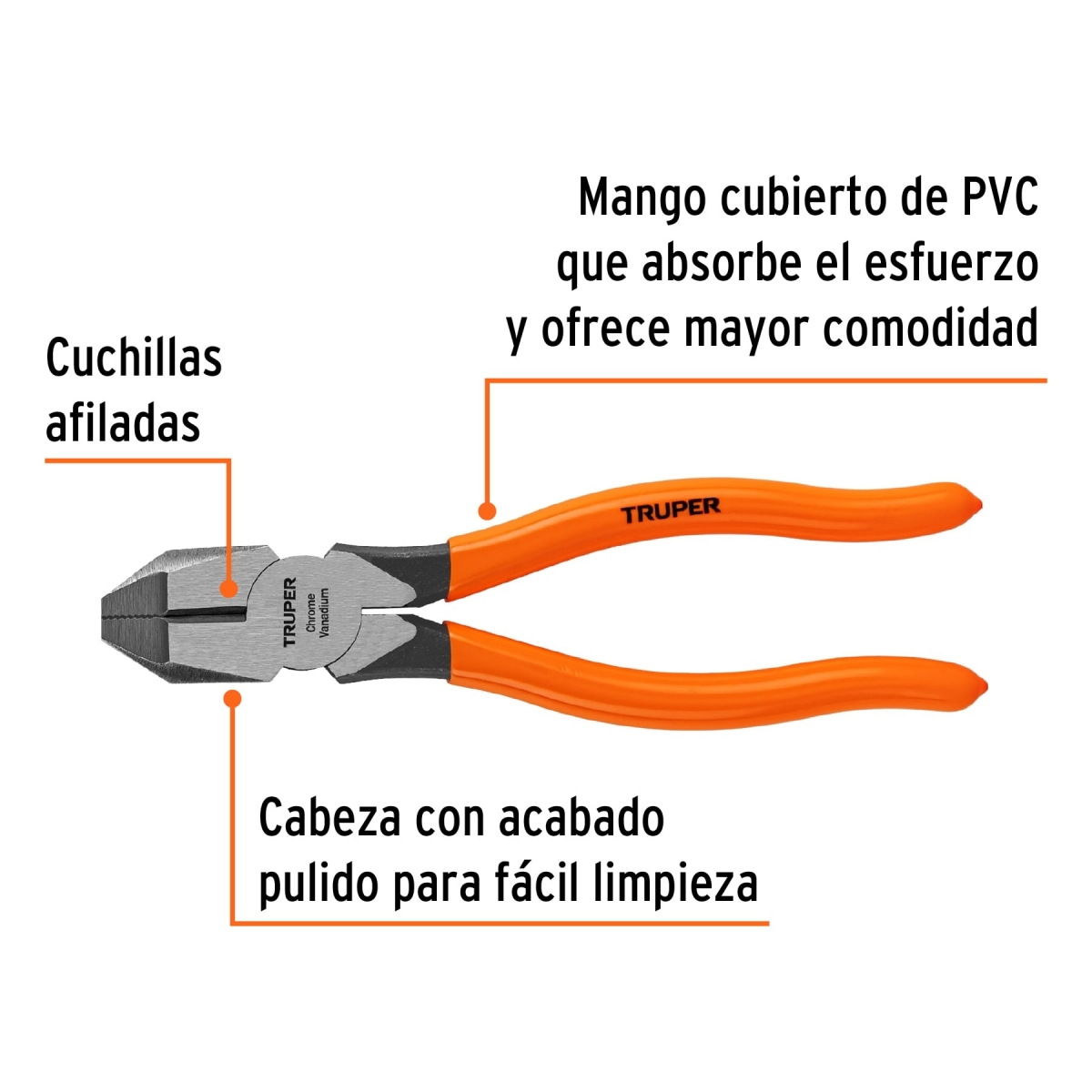 PINZA PROFESIONAL 7 TRUPER 17303 - Imagen 3