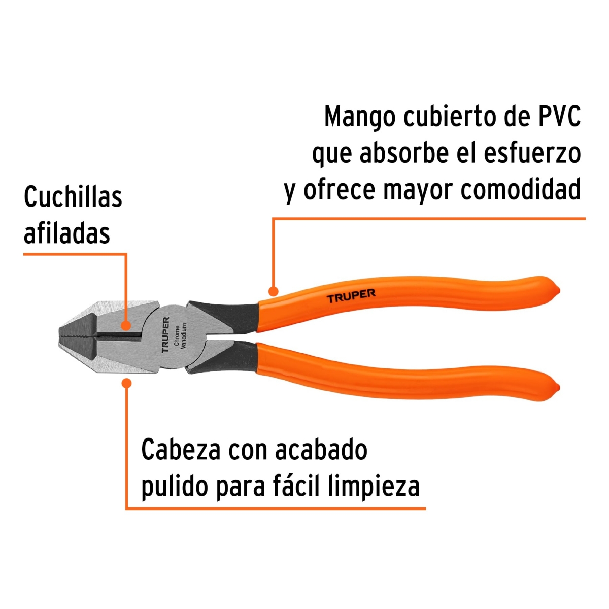 PINZA PROFESIONAL 8 TRUPER 17304 - Imagen 3