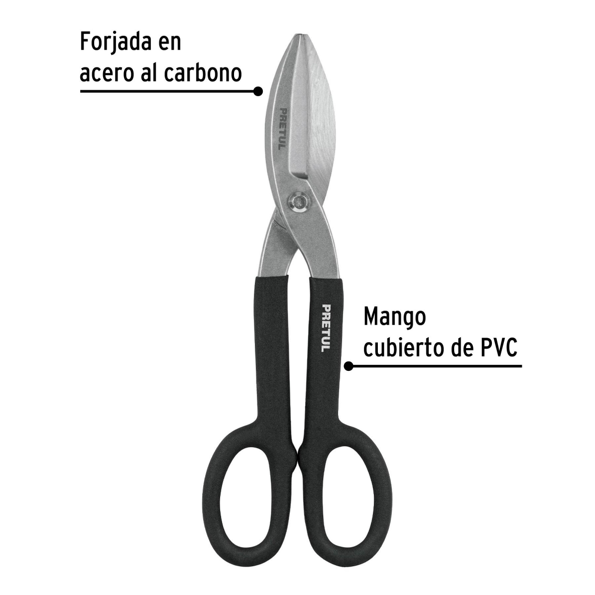 TIJERA PARA HOJALATERO PRETUL 26051 - Imagen 3